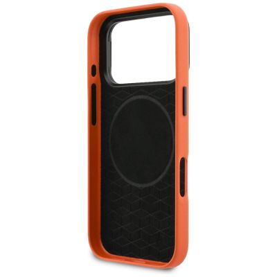 7. BMW M Metal Logo MagSafe Hülle für iPhone 17 Pro Max – Orange