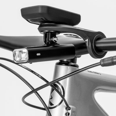 6. Wozinsky WUG-01B Fahrradhalterung für Garmin-Computer, Lenker, Kamera, Lampe – schwarz