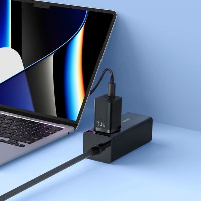 9. Baseus GaN5 Pro 40W 2xUSB-C Wandladegerät – Schwarz