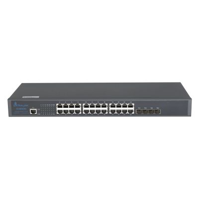 4. Extralink Switch Chiron 24x RJ45 1000Mb/s, 4x SFP+, L3, verwaltet