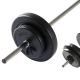 4. VIRTUFIT VERSTELLBARES LANGHANTELSET - KURZHANTELSET - 30,5 KG - SCHWARZ