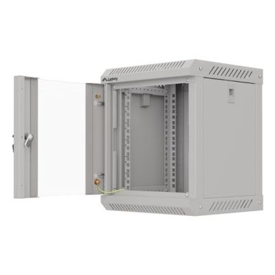 8. Lanberg WF11-3306-10S 6HE Rack-Wandschrank Grau