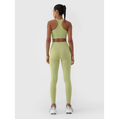 7. Nahtlose Trainingsleggings für Damen 4F 4FRSS25TFTIF309-42S