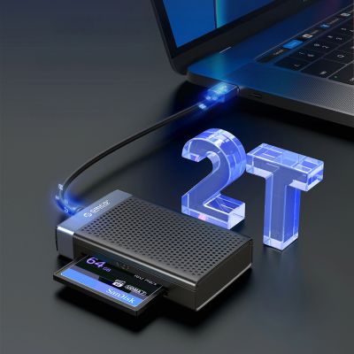 10. Orico CL4D-A3 USB-A 3.0 SD microSD CF MS 5 Gbit/s Speicherkartenleser – Schwarz und Silber