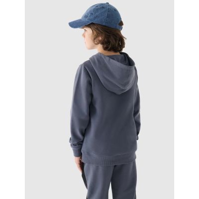 3. Jungen-Sweatshirt mit Kapuze, offen, 4F Junior 4FJWMM00TSWSM1292-25S