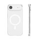 8. Puro Lite Mag TPU+PC Hülle kompatibel mit MagSafe für iPhone 17 Air - Transparent mit weißem Ring