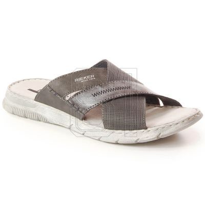 24. Rieker M RKR581 bequeme Flip-Flops, grau