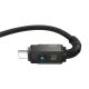 2. Baseus Unbreakable USB-auf-USB-C-Kabel 100 m 1 m (Schwarz)