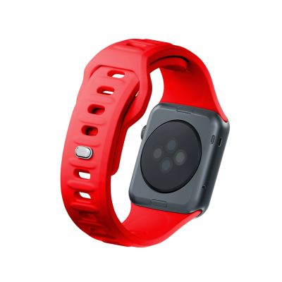 3. 3mk Silikon- Watch für Apple Watch 38 / 40 / 41 mm – Rot