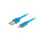 3. Lanberg Premium QC 3.0 Kabel CA-USBO-22CU-0005-BL (USB 2.0 Typ AM - USB Typ CM; 0,50 m; blau)
