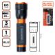 4. Taktische Aluminium-Taschenlampe 1 W, 60 Lumen, BLACK+DECKER