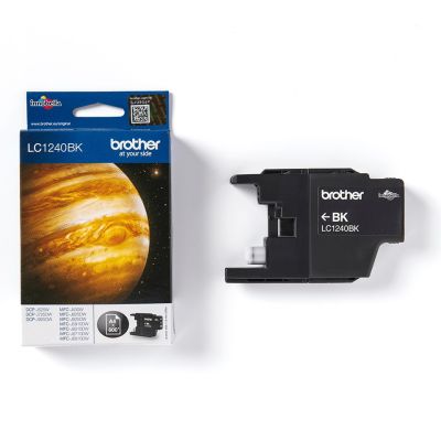 7. Brother LC-1240BK Tintenpatrone, 1 Stück, Original Schwarz