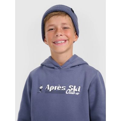 2. Jungen-Sweatshirt mit Kapuze, offen, 4F 4FJRAW25TSWSM2416-32S