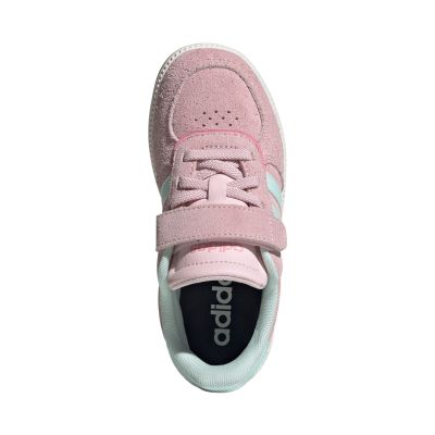 4. Adidas Breaknet Sleek pink und mintfarbene Kinderschuhe JS0136
