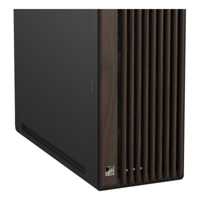 37. ASUS ProArt PA602 Wood Edition Modern Black – Midi-Tower mit Metallfront, Schwarz, Holz