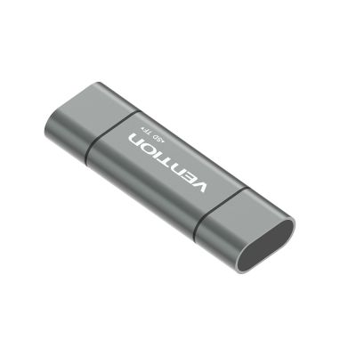 4. Vention SD/microSD-Kartenleser mit USB 3.0 USB-C microSD-Anschlüssen, Grau