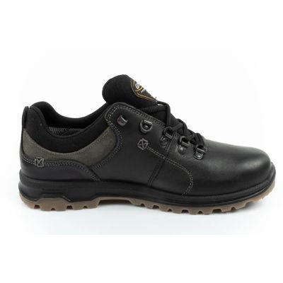 4. Grisport Herren-Trekkingschuhe Nero oliato SPO-TEX Leder schwarz