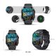 9. VELTORI VT200-1 Smartwatch Schwarzes Silikonarmband