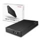 12. AXAGON EE35-XA3 Externes Gehäuse 3,5", USB 3.0, SATA II, Aluminium - Schwarz