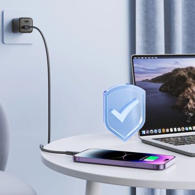 11. Joyroom Surpass Series A11 USB-A / Lightning 2,4A-Kabel 1,2 m – Schwarz