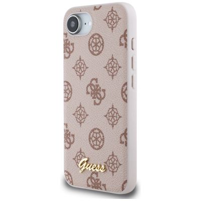 2. Guess Peony Script Logo MagSafe iPhone 16e Hülle - Braun