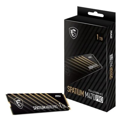 10. MSI SPATIUM M470 Pro 1 TB PCIe 4.0 NVMe M.2 2280 SSD