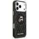 4. Karl Lagerfeld IML Glitter Karl&Choupette Heads Logo MagSafe Case für iPhone 17 Pro Max - Schwarz