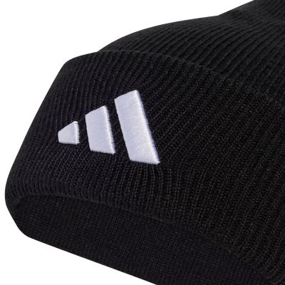 7. adidas New Logo Beanie Cuff Mütze, schwarz JM0428