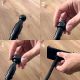 7. Wozinsky Langer flexibler Telefon- und Tablet-Halter Schwarz (WTHBK5)