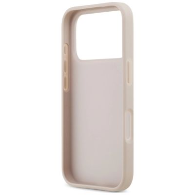 7. Guess 4G nauble Card Triange Etui für iPhone 18 Pro / 17 Pro – rosa