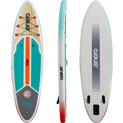 4. SET - ENERO AUFBLASBARES SUP-BOARD 320x81x15CM FLOW