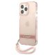 2. Guess Translucent Strap Case für iPhone 13 Pro / 13 6.1" - Rosa
