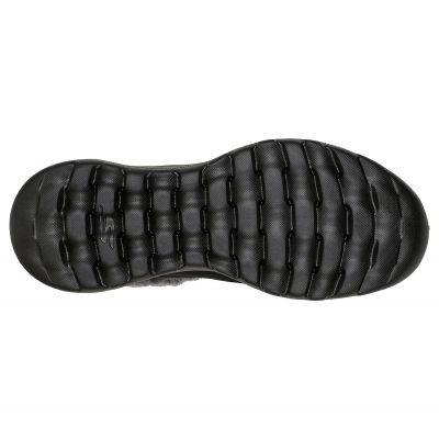 3. Skechers ON-THE-GO JOY FIRST GLANCE Damen Winterstiefel aus Wildleder mit Fell, Schwarz (144041-BKGY)