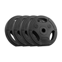 Bituminöses Gewichtsset 4x5kg, 31mm Loch, Platte mit Griffen, REBEL ACTIVE