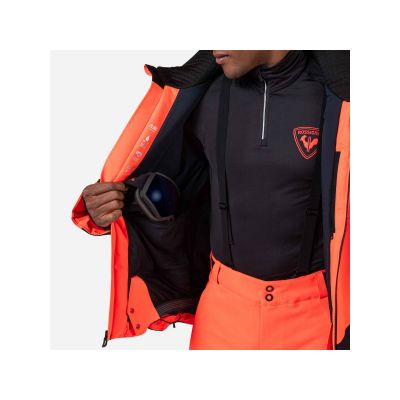 7. ROSSIGNOL Hero Blackside Isolierte Herren-Skijacke Rot