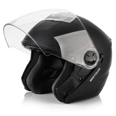 7. Meteor Hekato XL Motorradhelm 61 cm Schwarz
