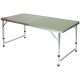 3. Klappbarer Campingtisch 120 x 60 x 70/62/55 cm Grün