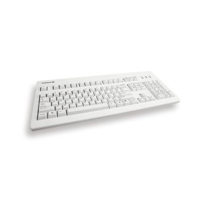 4. CHERRY TAS G80-3000 Schalter, verdrahtet, DE-Layout, Hellgrau