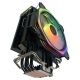 5. Rampage OCTAGONC50-BLACK CPU-Kühler LGA1700/AM5 1800RPM 120mm ARGB PWM Lüfter
