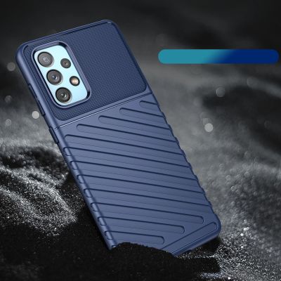 5. Thunder Case flexible gepanzerte Hülle für Samsung Galaxy A73 blau