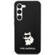 3. Karl Lagerfeld Choupette-Silikonhülle für Samsung Galaxy S24 – Schwarz