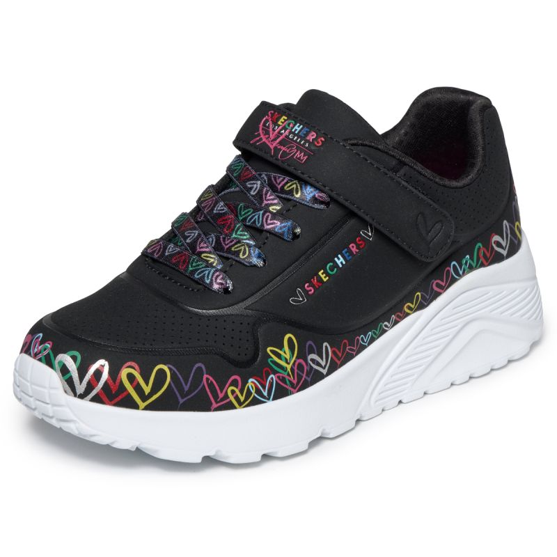 2. Skechers UNO LITE HEART CRAZE Kinder-Sneaker 314091L BKMT