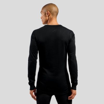 10. Odlo BL TOP Rundhals-Langarmshirt ACTIVE WARM ECO Herren Größe L Schwarz