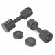 9. Verstellbare Hanteln 2x 2,5 kg Spokey Multibell SPK-944195