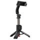 Acefast E42 Selfie-Stick mit automatischem Stativ und Bluetooth-Fernbedienung, 63 cm – Schwarz