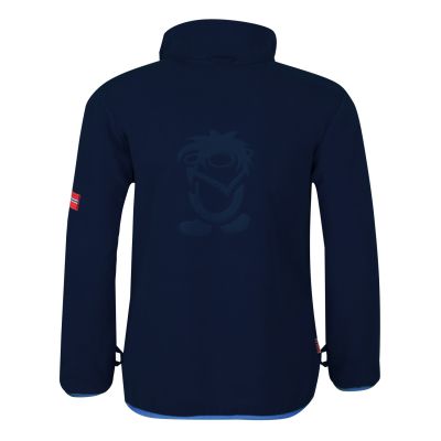 3. TrollKids Kinder Bryggen 3in1 Jacke Regenmantel mit Kapuze Blau (418-110)