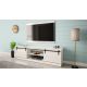 6. GRANERO TV-Schrank 200x56,7x35 weiß/weiß glänzend