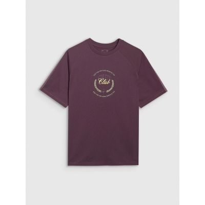 5. Oversize-T-Shirt für Damen mit Print, Größe 4F 4FRSS25TTSHF2791-50S