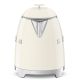 2. SMEG KLF05CREU Mini-Creme-Wasserkocher mit 0,8 l Fassungsvermögen