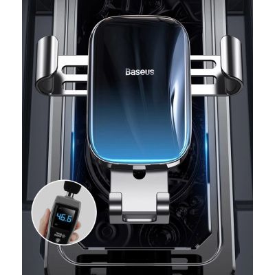 12. Baseus Glaze Gravity Holder Auto Halter Ständer Auto Lüftung schwarz (SUYL-LG01)